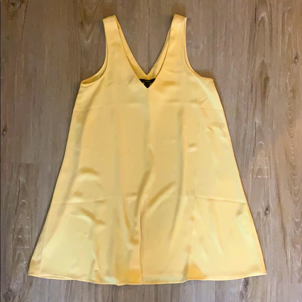 Yellow Flowy Tank Dress